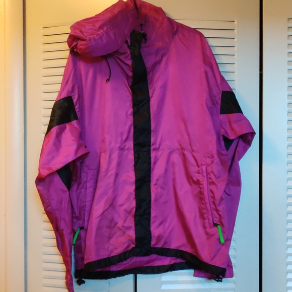 Vintage Purple Windbreaker Neon 